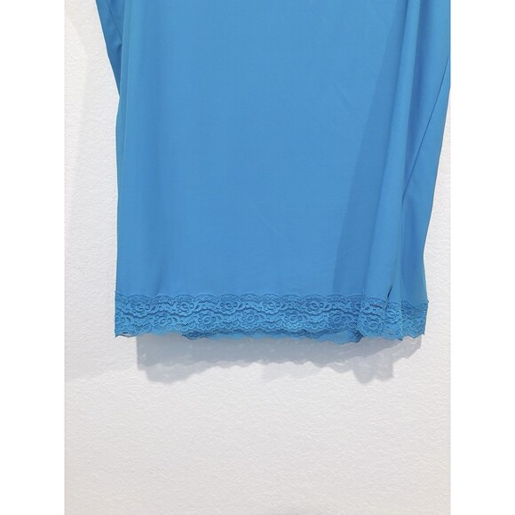 Avenue Stretch Teal Blue Lace Cami Tank Women’s Plus Size 30/32 5X - Picture 5 of 9